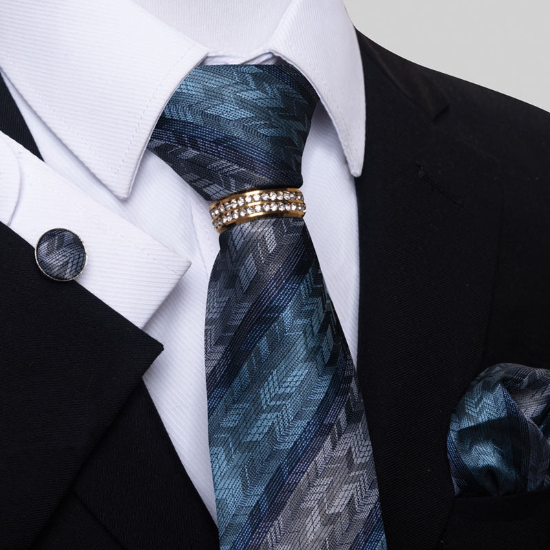 Multi Colored Striped Floral Mens Tie - Shop NCLC