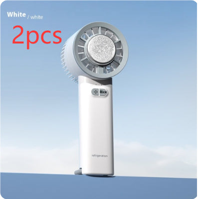 Summer Gadget Handheld Turbo Jet Fan Mini Portable Ice Cold Fan Generation Brushless Motor Wind High Speed Duct Fans Blower - Shop NCLC