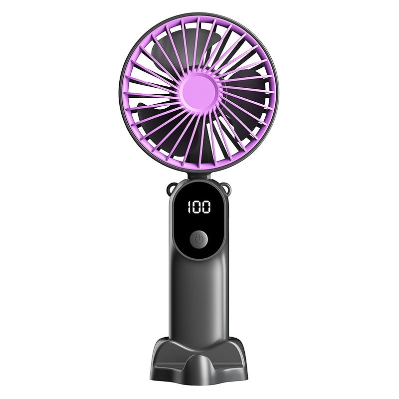 Desktop Folding Little Fan USB Charging Portable Small Handheld Fan Little Fan Women/Men - Shop NCLC