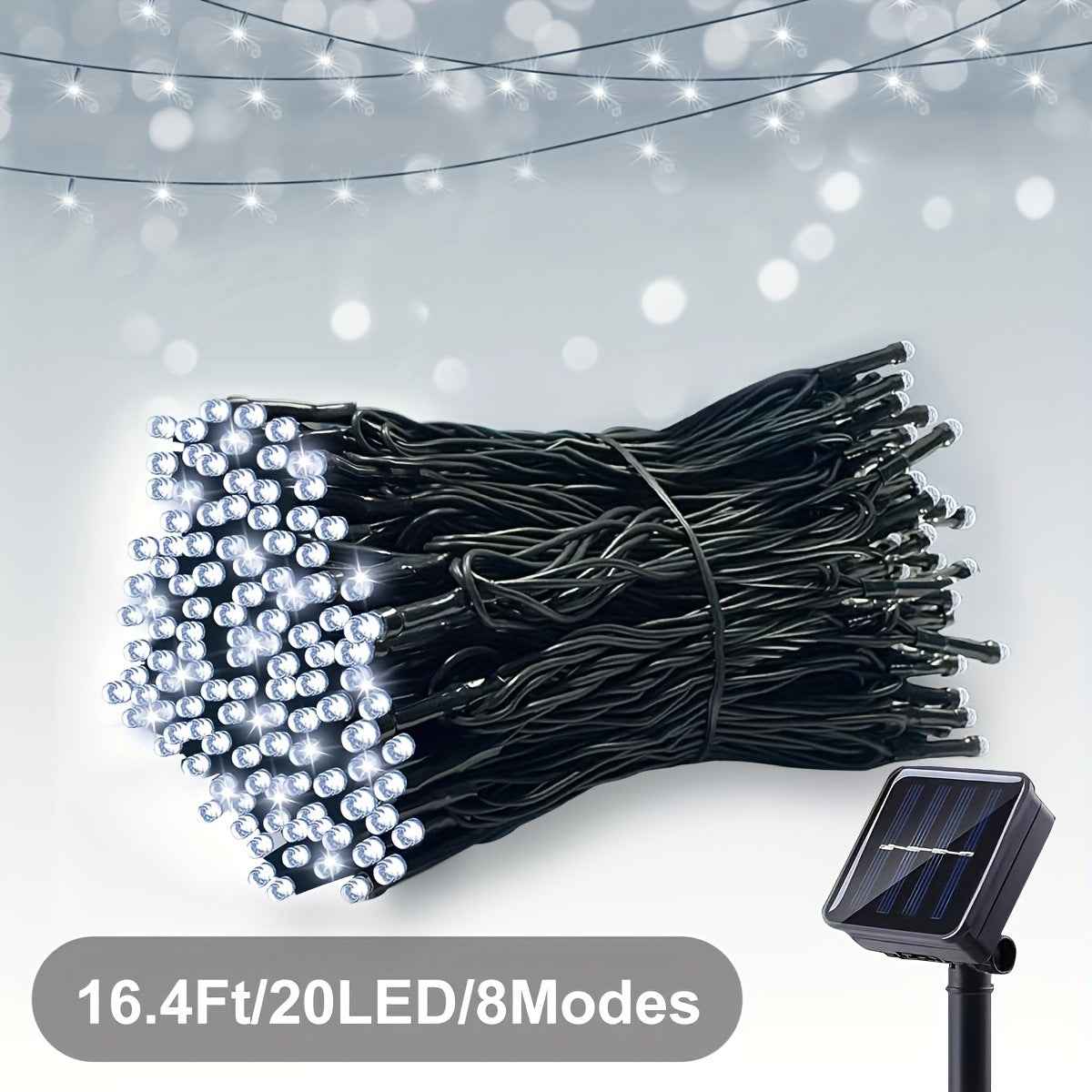 Solar LED String Lights Outdoor Decoration